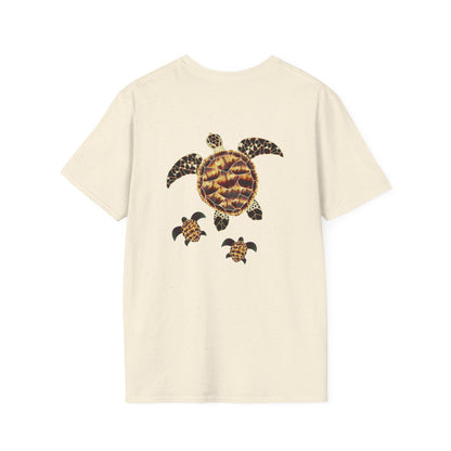 The Floridian - Tiger Hawksbill Turtles - Unisex Crew Softstyle T-Shirt