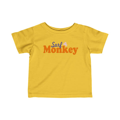 Surf Monkey - Logo - Unisex Infant Fine Jersey Tee