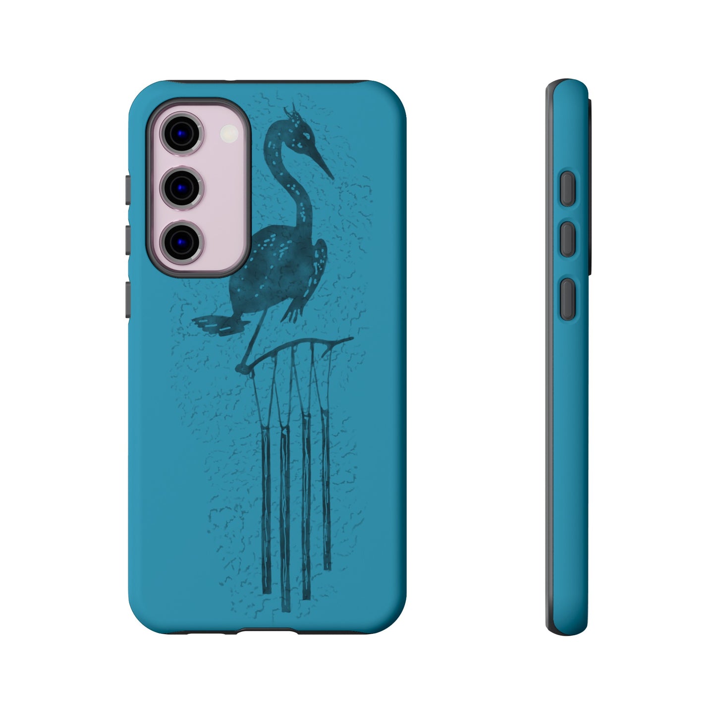 The Floridian - Sandhill Crane - Turquoise Phone Case