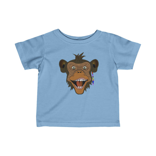 Surf Monkey - Head - Unisex Infant Fine Jersey Tee