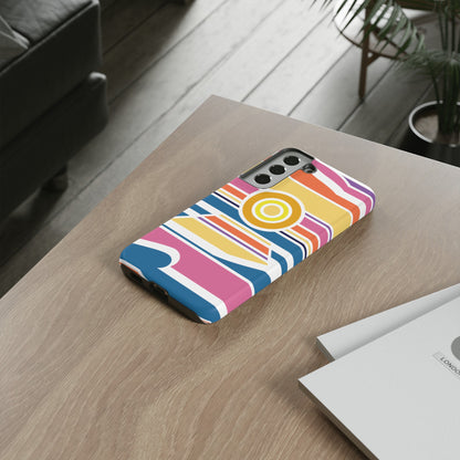 Surf Monkey - 70's Retro - White Phone Case