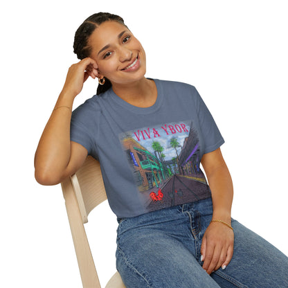 The Floridian - Color Viva Ybor - Unisex Crew Softstyle T-Shirt