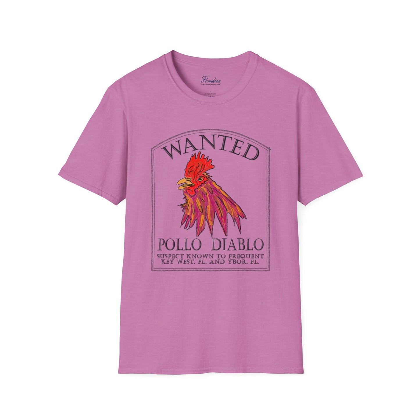 The Floridian - Light Diablo Pollo - Unisex Crew Softstyle T-Shirt