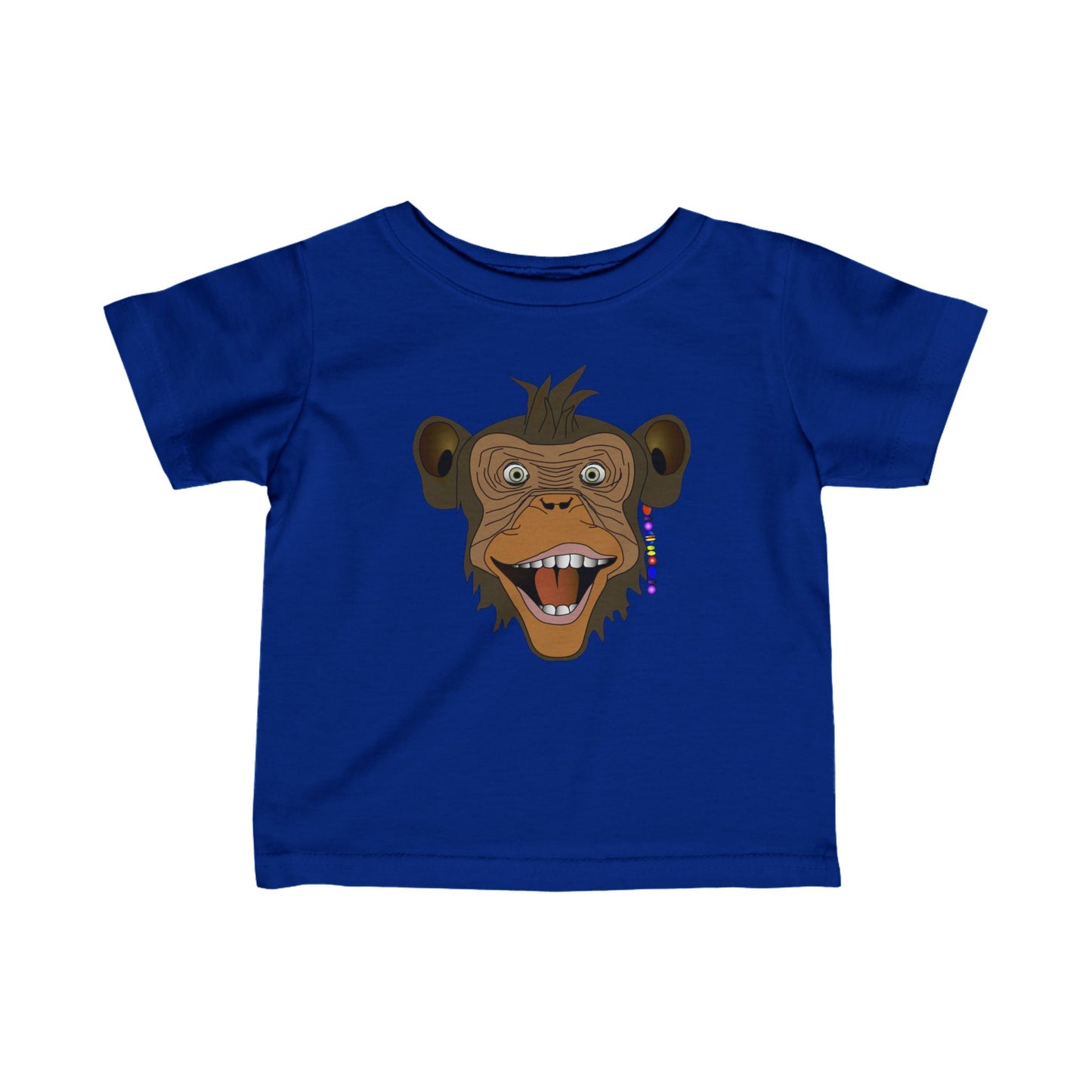 Surf Monkey - Head - Unisex Infant Fine Jersey Tee