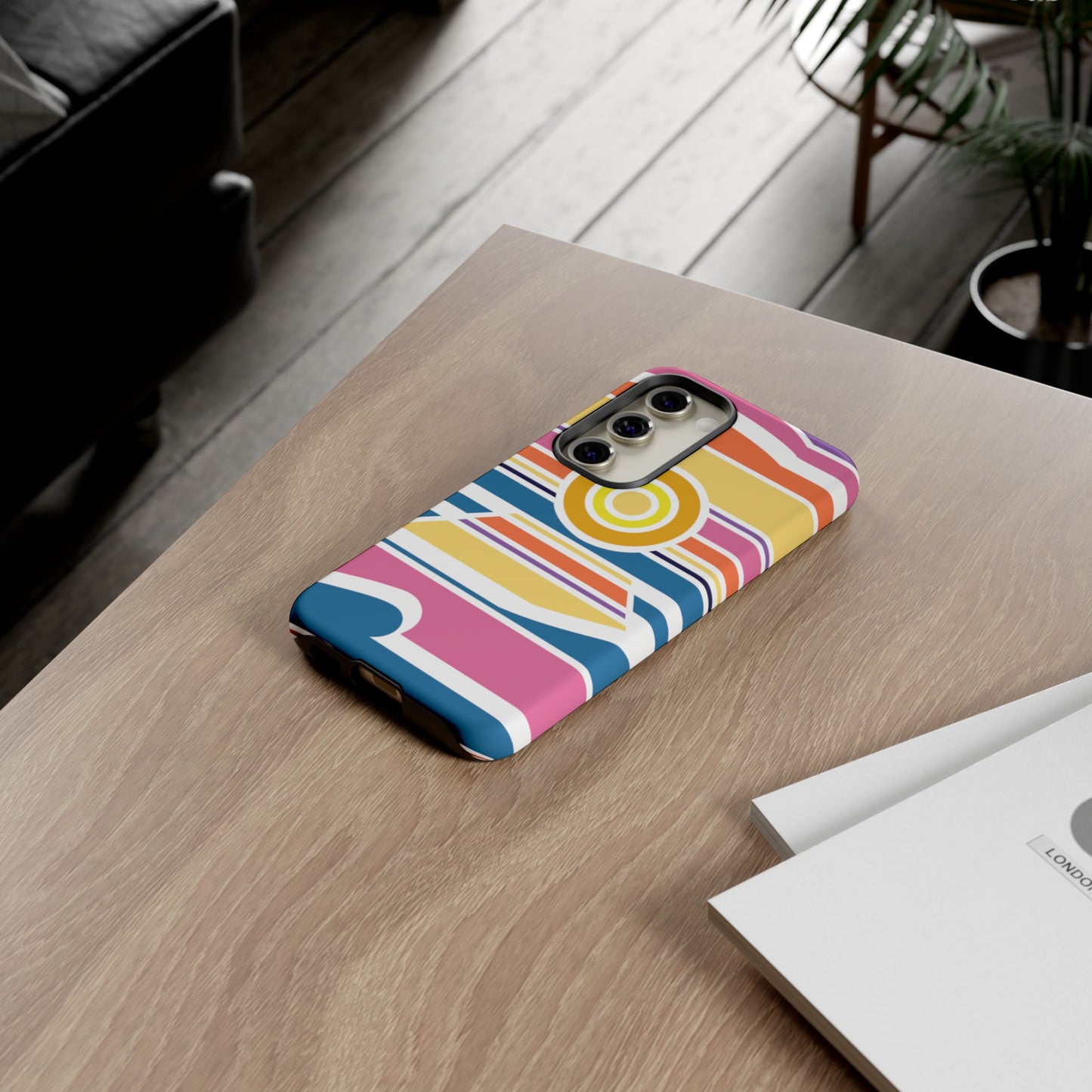 Surf Monkey - 70's Retro - White Phone Case