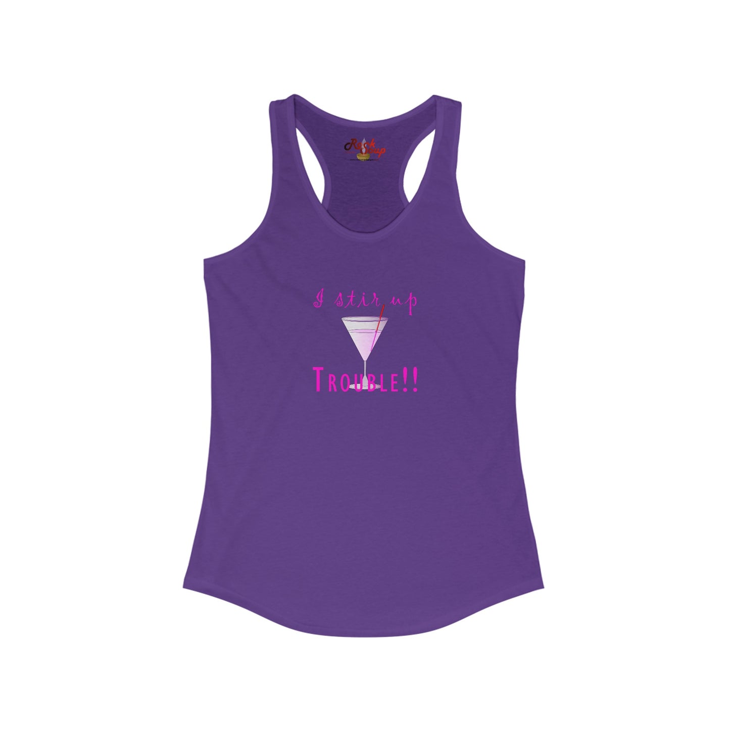 The Floridian - Gril's Trouble - Women's Ideal Racerback Tank