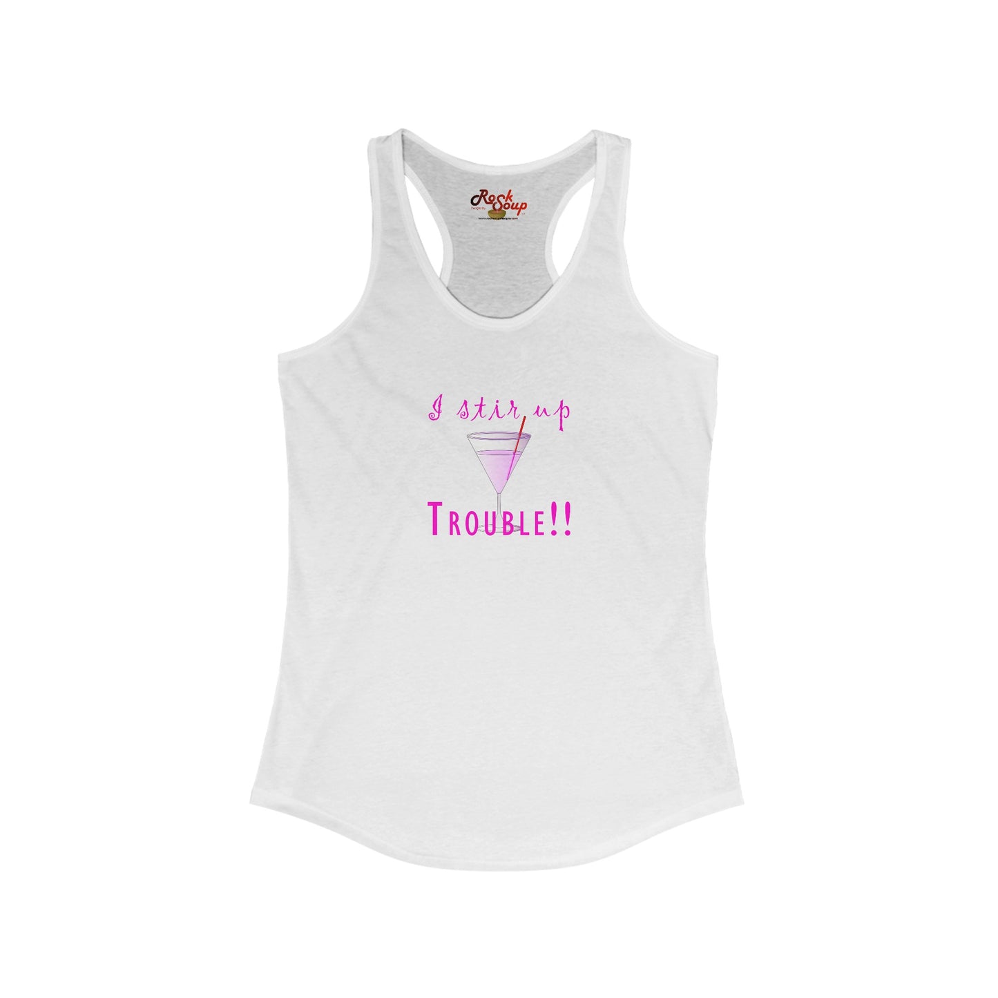 The Floridian - Gril's Trouble - Women's Ideal Racerback Tank