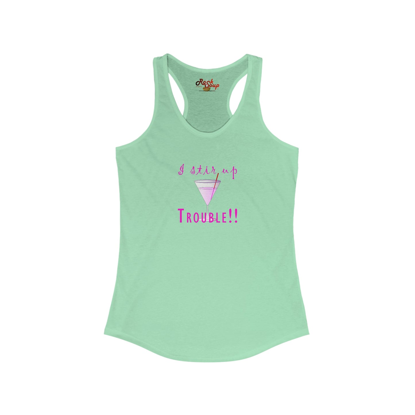 The Floridian - Gril's Trouble - Women's Ideal Racerback Tank