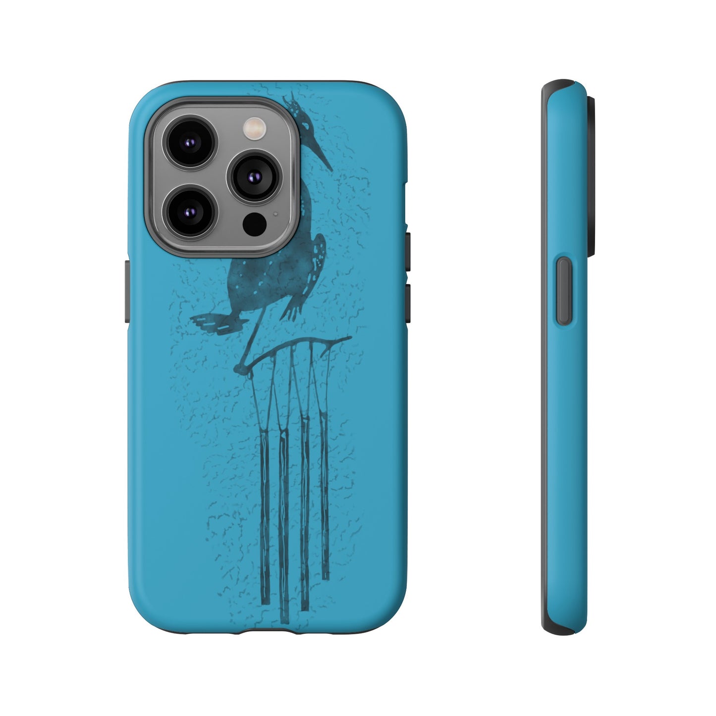 The Floridian - Sandhill Crane - Turquoise Phone Case