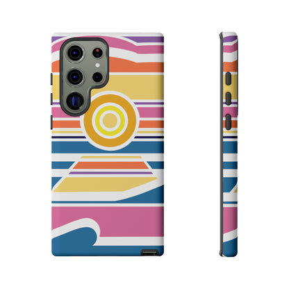 Surf Monkey - 70's Retro - White Phone Case