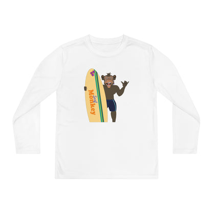 Surf Monkey Boy - Aloha - Unisex Youth Long Sleeve Tee