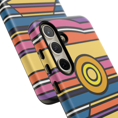 Surf Monkey - 70's Retro - Black Phone Case