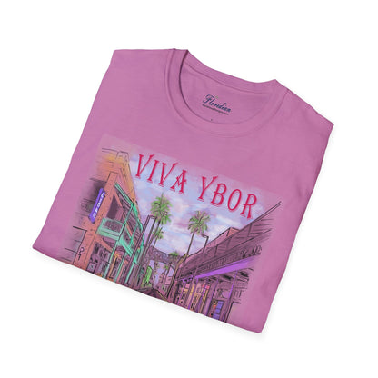 The Floridian - Color Viva Ybor - Unisex Crew Softstyle T-Shirt