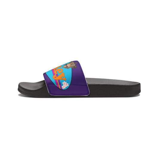 Surf Monkey - Blue - Unisex Youth Removable-Strap Sandals