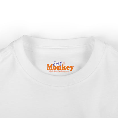 Surf Monkey - Head - Unisex Infant Fine Jersey Tee