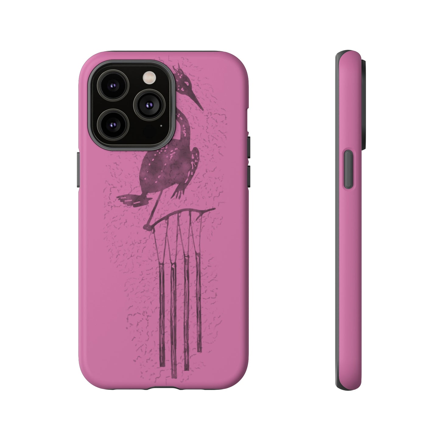 The Floridian - Sandhill Crane - Pink Phone Case